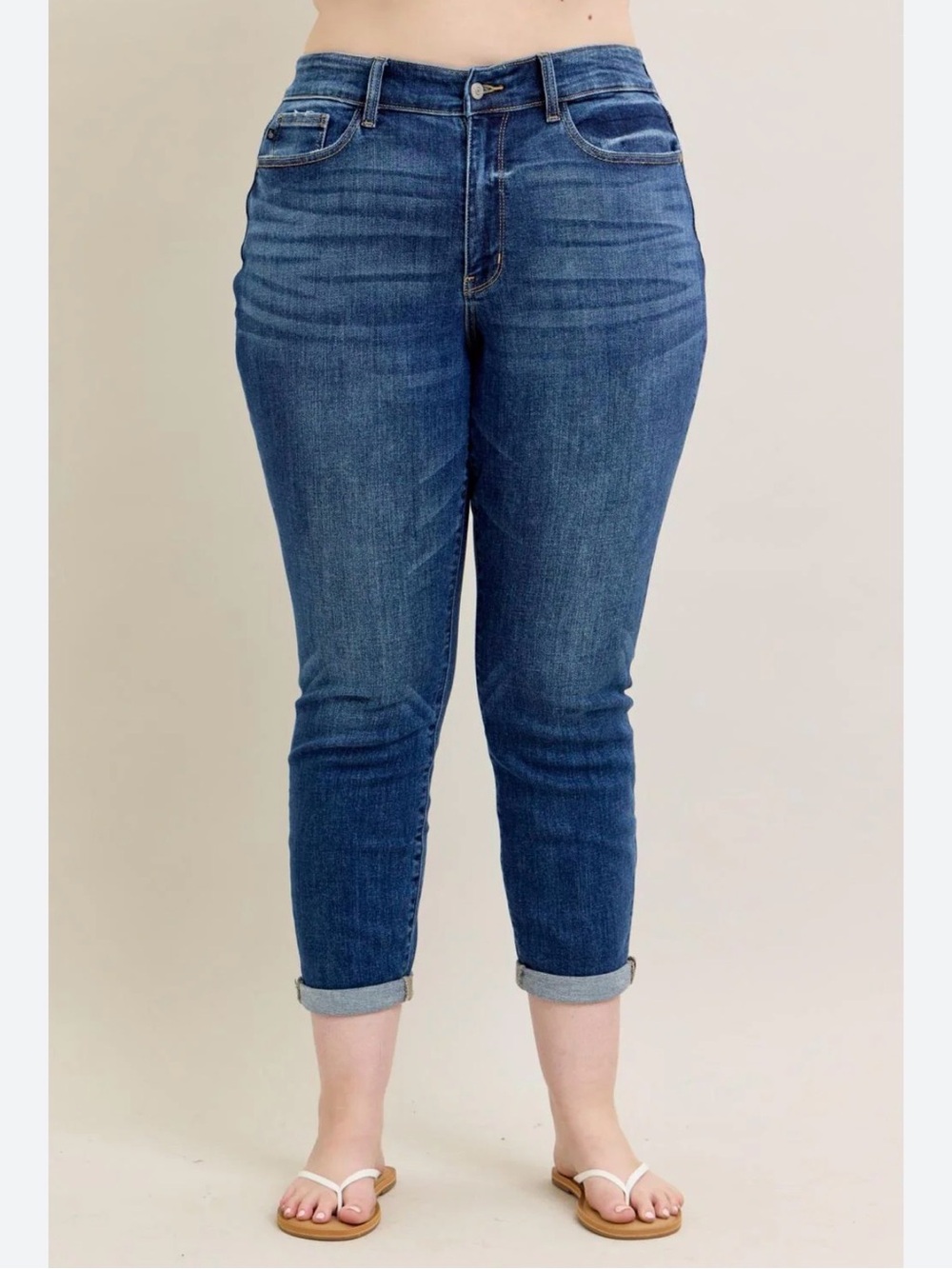 Judy Blue Jeans Women's Size 18W High-Rise Slim Fit Skinny Denim 28" Inseam